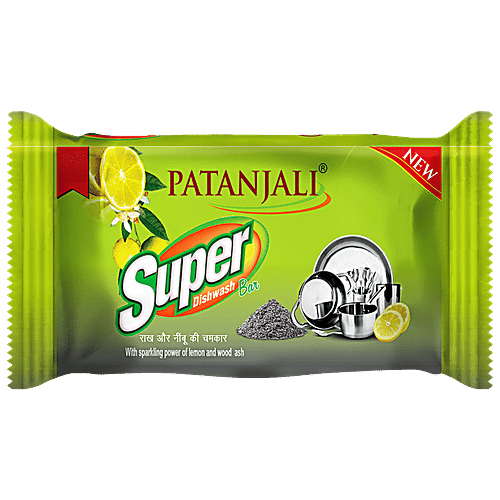 Patanjali Super Dishwash Bar 115g