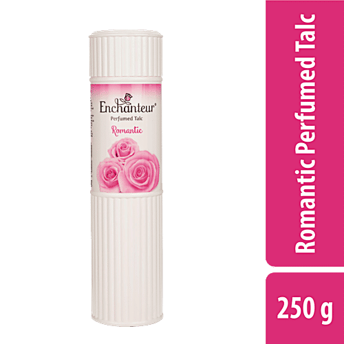 Enchanteur Romantic Perfumed Talcum Powder with Floral Fragrance for Women,  250 g
