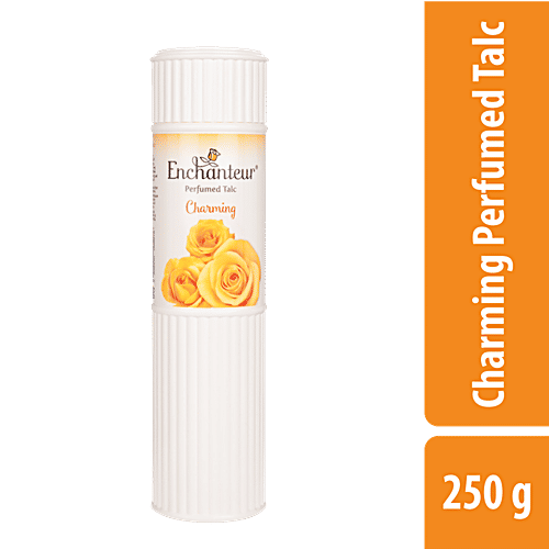 Enchanteur Charming Perfumed Talcum Powder with Floral Fragrance for Women,  250 g