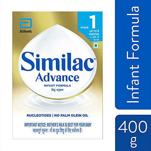 Similac Advance Stage Infant Formula Up To Months, 400 g