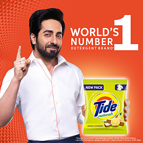 Tide Naturals Lemon & Chandan Detergent Powder 1 Kg