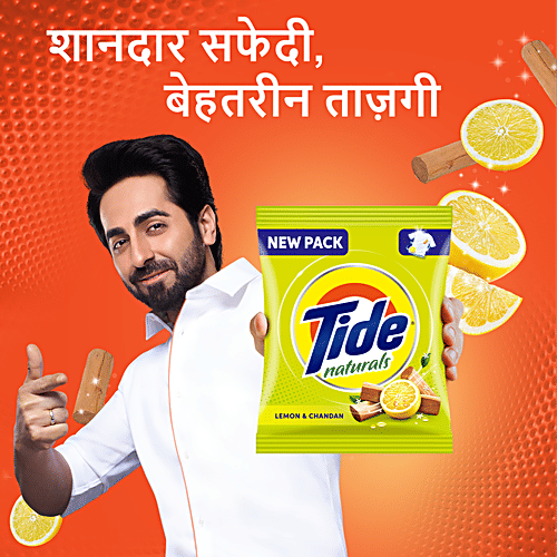 Tide Naturals Lemon & Chandan Detergent Powder 1 Kg