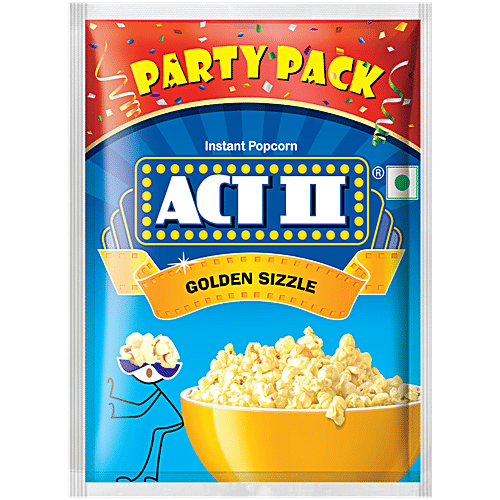Buy Act Ii Popcorn Golden Sizzle Ipc Party Pack 150 Gm Online at