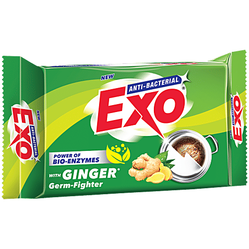 Exo Dishwash Ginger Twist Bar 300Gm*4N