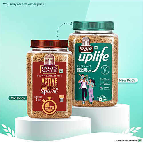 India Gate Brown Basmati Rice/Basmati Akki 12 Minute Active Health  Special, kg