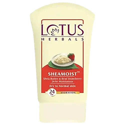 Lotus Sheamoist Butter Real Strawberry Moisturiser 120G Tube