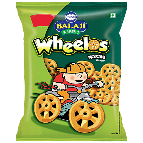 Buy Balaji Namkeen Wheelos Masala 70 Gm Online at the Best Price of Rs ...