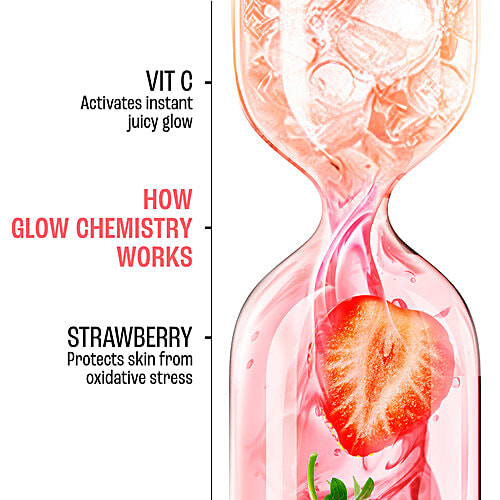 Lakme Blush & Glow Strawberry Vitamin C Serum Face Wash 100G