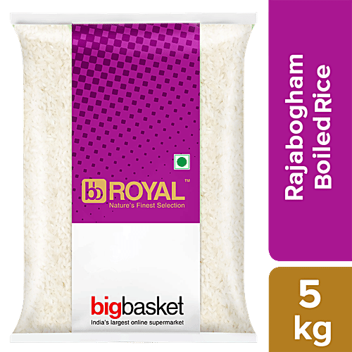 Buy Bb Royal Boiled Rice Rajabogham 5 Kg Online At Best Price of Rs 359 ...