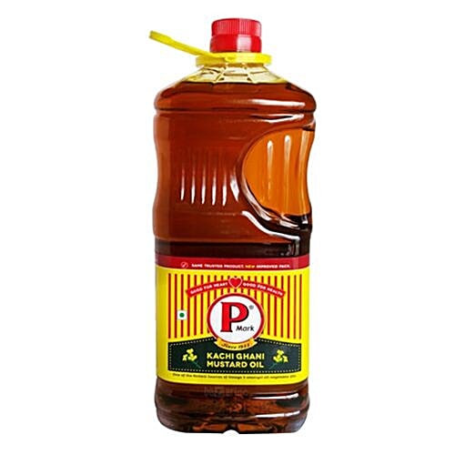 P Mark Kacchi Ghani - Mustard Oil, 2 L