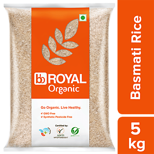 Buy Bb Royal Organic Basmati Rice 5 Kg Online At Best Price of Rs 780 ...