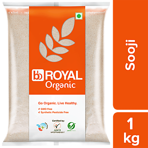 bb Royal Organic Sooji/Rava, kg - Main Image