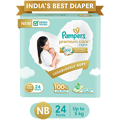 Buy Pampers Pamper Premium Care Pants Diapers New Baby Xs 24 Pcs