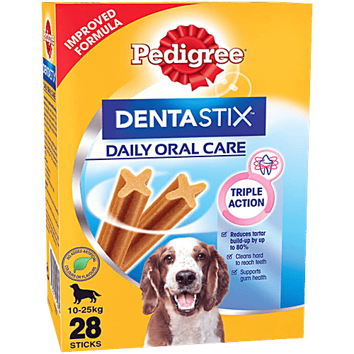 Pedigree Dentastix Oral Care For Adult, Medium Breed Dogs, 10 To 25 kg,  720 g