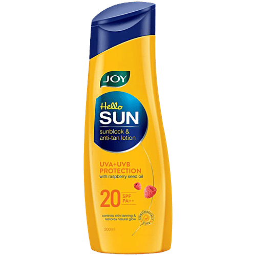 Joy Hello Sun Block & Anti Tan Lotion 20 300Ml