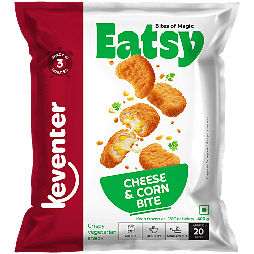 Buy Keventer Frozen Veg Cheese Corn Bite 400 Gm Online at the Best