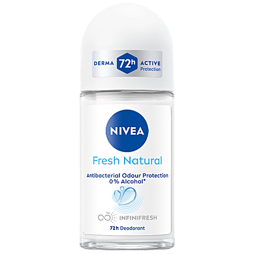 Nivea Deodorant Roll On Fresh Natural, 50 ml