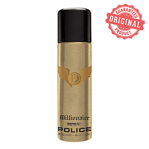 Buy Police Millionaire Homme Deodorant Spray Online at Best Price