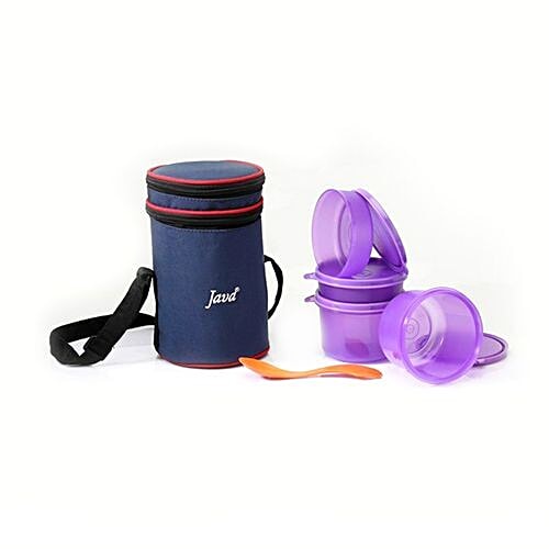 Buy Java Round Lunch Box - Purple Online at Best Price of Rs 680 ...