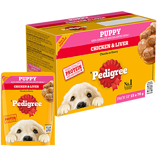 Free Pedigree Puppy Pack Pedigree Puppy Wet Dog Food Chicken Liver