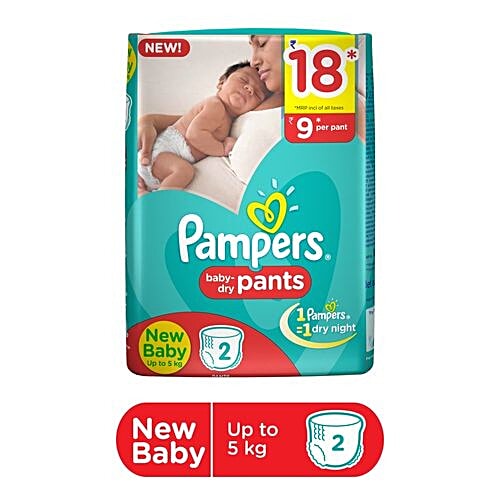 Buy Pampers Pants Diapers New Born Pcs Online At Best Price of