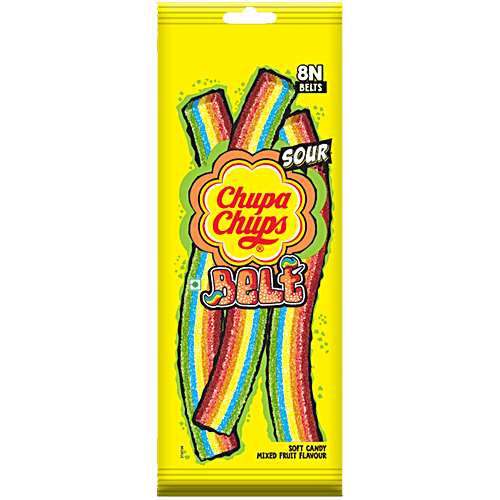 Chupa Chups Sour Belt Candy 57.6 gm