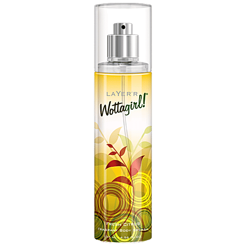 Layerr Wottagirl Fragrant Body Splash Fresh Citrus, 135 ml