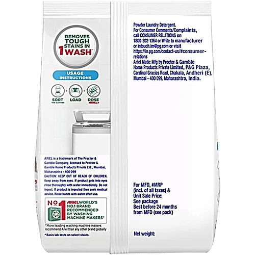 Ariel Top Load Detergent Powder 2 kg
