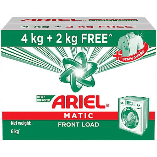 Ariel Matic Front Load Detergent Powder 4+2 Kg