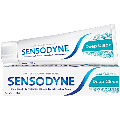 Sensodyne Sensitive Deep Clean Toothpaste 70G