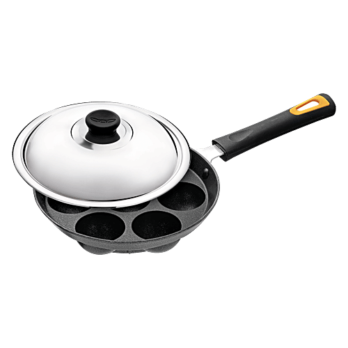 Buy Anjali Appa Patra Non Stick With Lid Handle Diamond Popular Series ...