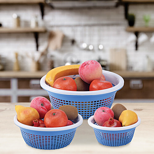 Buy Joyo Fruit Loop Basket Set Utility Assorted 3 Pcs Online At