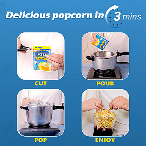 Act Ii Golden Sizzle Popcorn 60 Gm (3 Pcs)