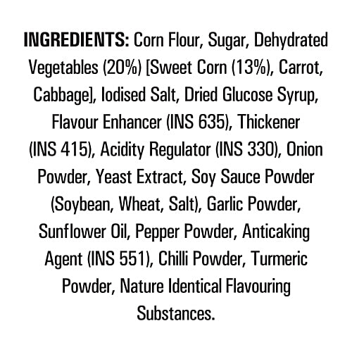 Ching'S Secret Sweet Corn Vegetable Soup 55 Gm