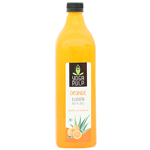 Buy Yoga Pulp Fruit Juice Orange With Aloevera Online at Best
