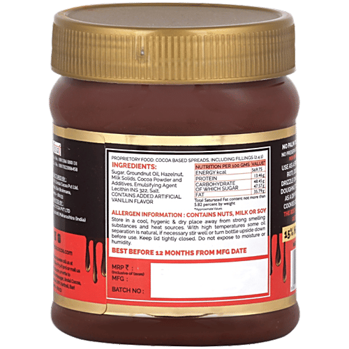 Jindal Cocoa Chocolate Hazelnut Spread 320 Gm
