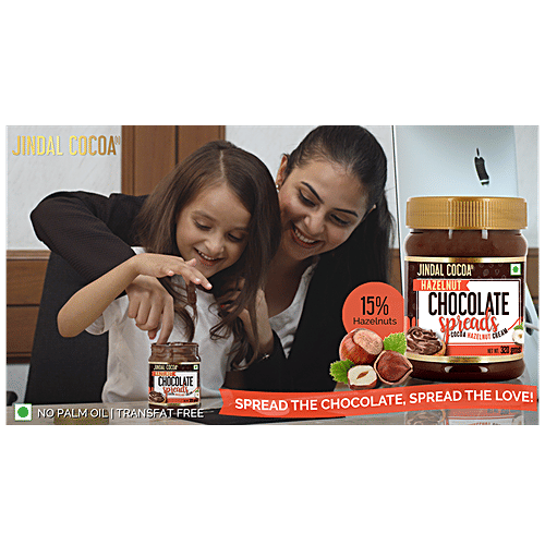 Jindal Cocoa Chocolate Hazelnut Spread 320 Gm