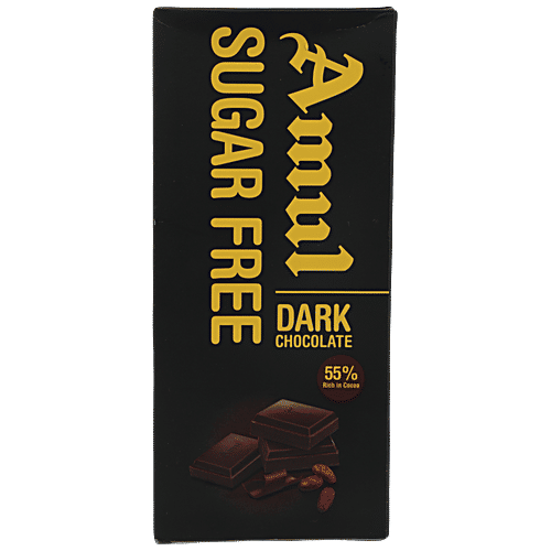 Amul Sugar Free Dark Chocolate, 150 g