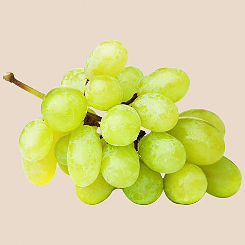 fresho! Grapes Green, Residue Free, 500 g - Main Image