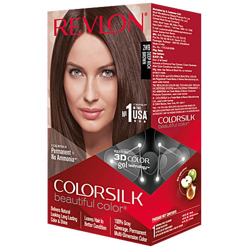 Buy Revlon Hair Colour Deep Rich Brown 2Wb, Colorsilk 158 gm