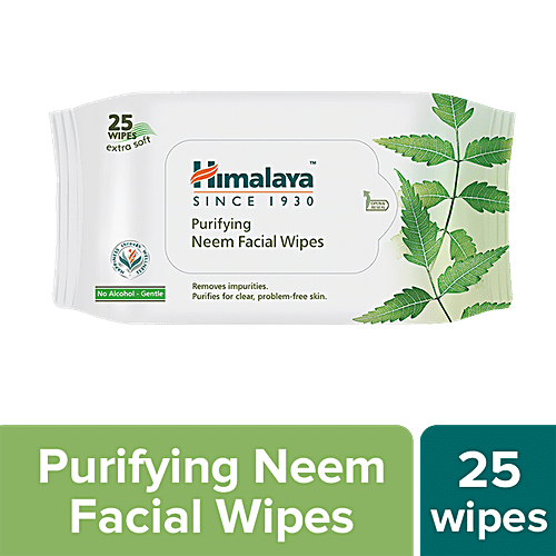 Himalaya Purifying Neem 25 Facial Wipes