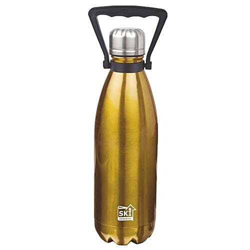 Buy SKI Water Bottle Insulated, Assorted Colour, Stainless Steel