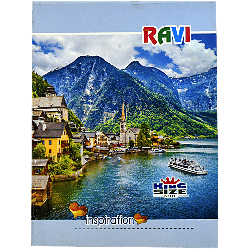 Buy Ravi Notebook Soft Bound Un Ruled King Size 80 Pages Online At Best ...