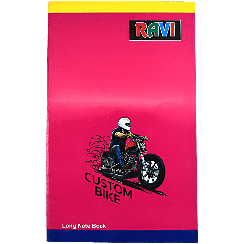 Buy Ravi Notebook Soft Bound Un Ruled Long Size 160 Pages Online At ...