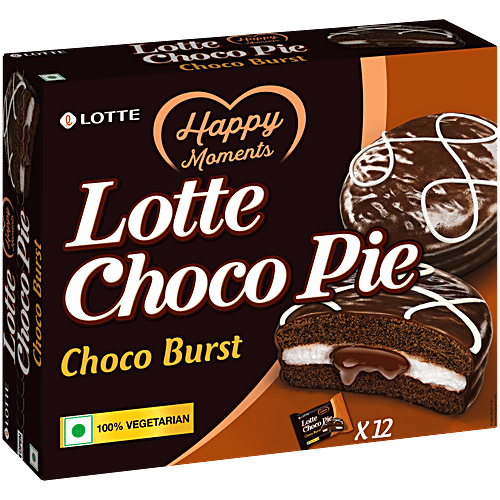 Buy Lotte Choco Pie With Rich Cocoa 336 Gm Online At Best Price of