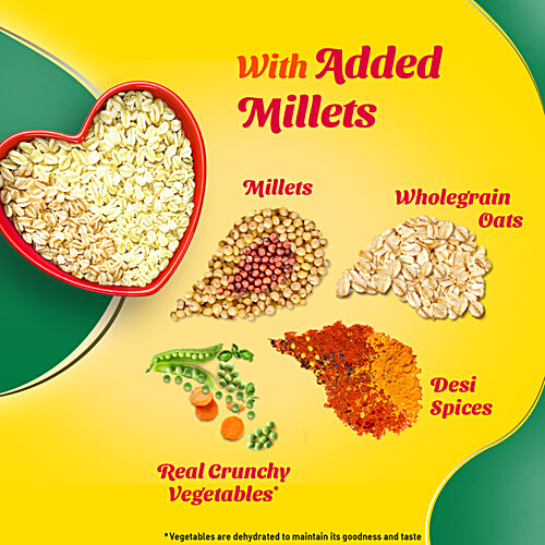 Saffola Veggie Twist Instant Masala Oats 500 Gm