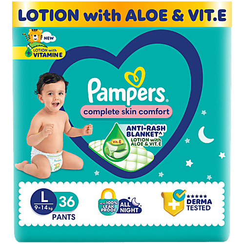 Pampers All Round Protection Diaper (60 Pants, L, 9-14 Kg)