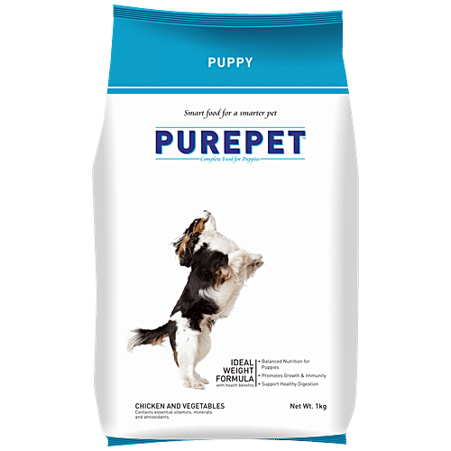 Purepet Chicken Vegetable Puppy Dog Dry Food, kg