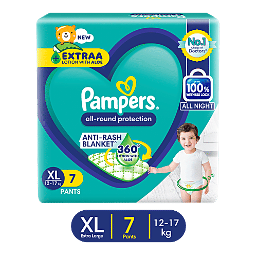 Buy Pampers New Xtra Large Diaper Pants Online at Best Price