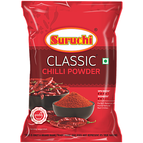 Buy Suruchi Powder Chilly, Classic, Gold Online at Best Price of